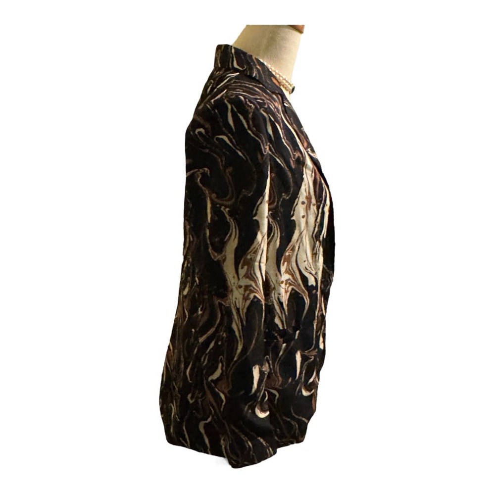 One N More New With Tags black, brown, cream size Small Blazer - Picture 7 of 17